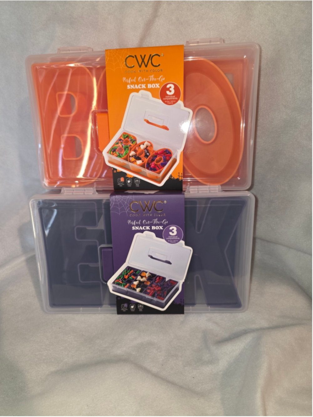 New CWC Cook With Color Halloween Snack Box Bundle Set – "BOO" & "EEK"